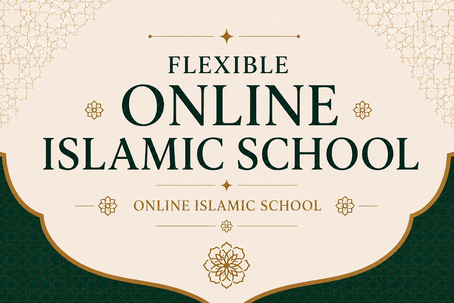 Grand Prairie Islamic Online School Program flyer